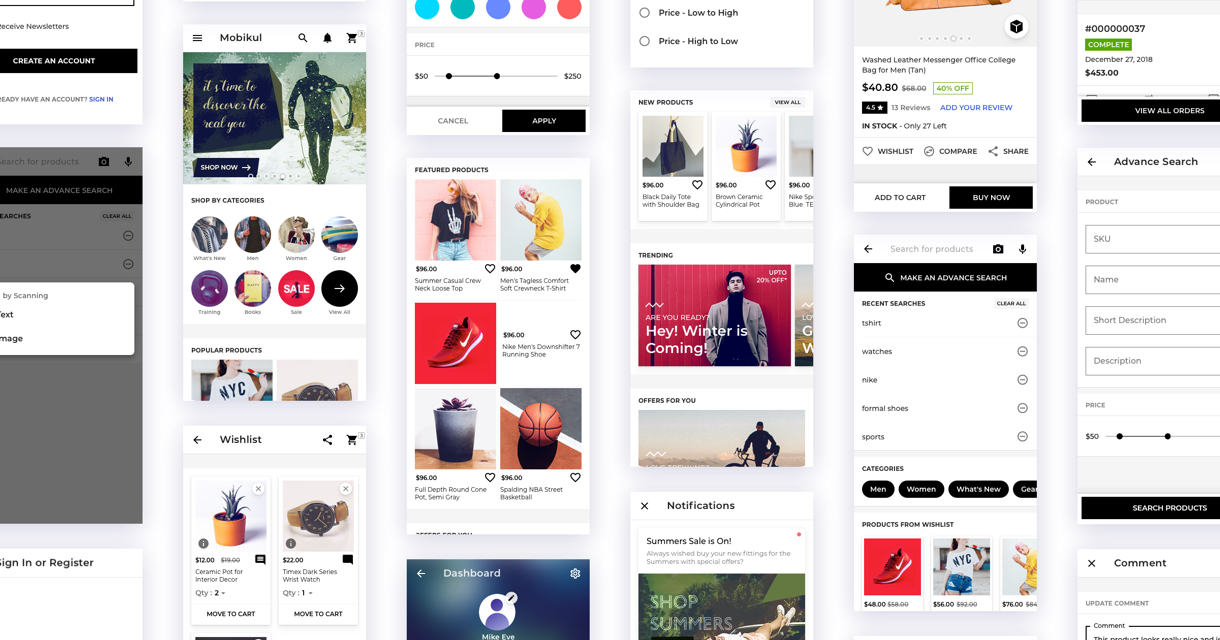 eCommerce Mobile Apps