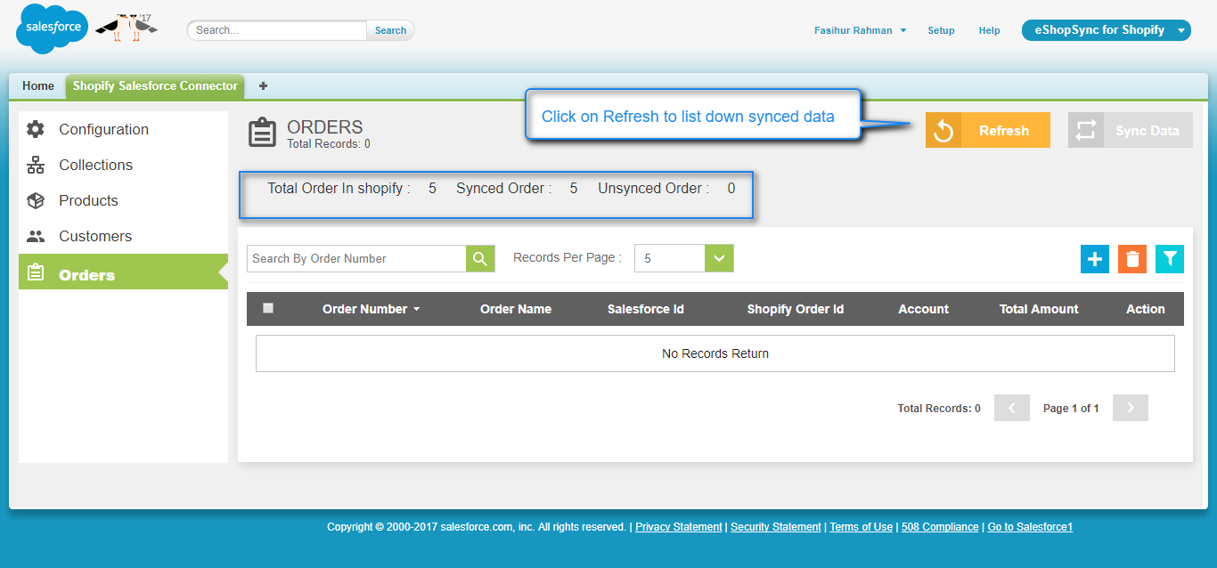 orders sync