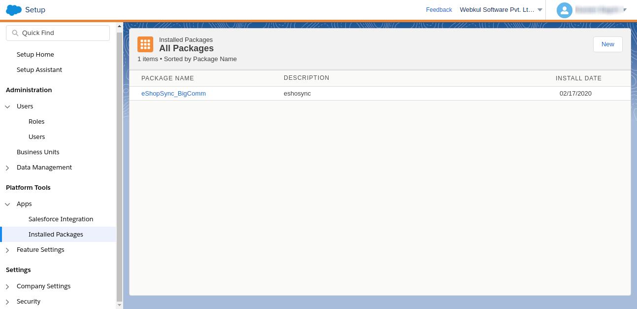 BigCommerce Marketing Cloud Connector credentials