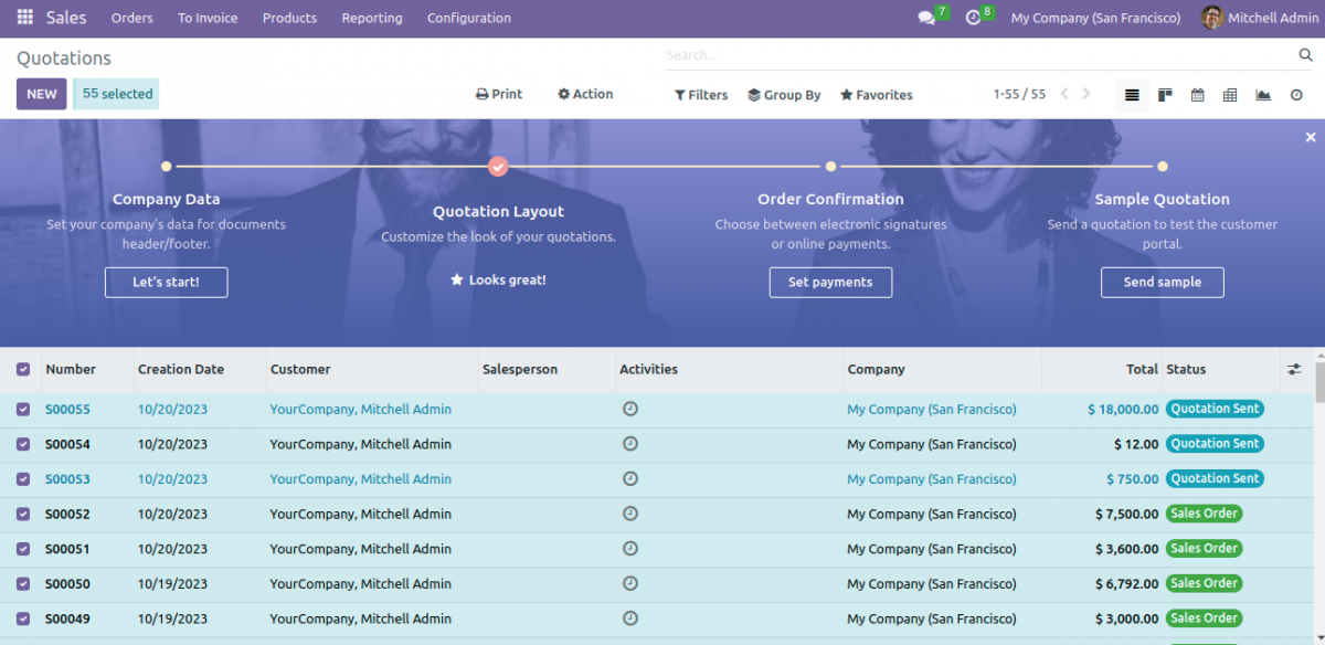 Odoo 16 UI