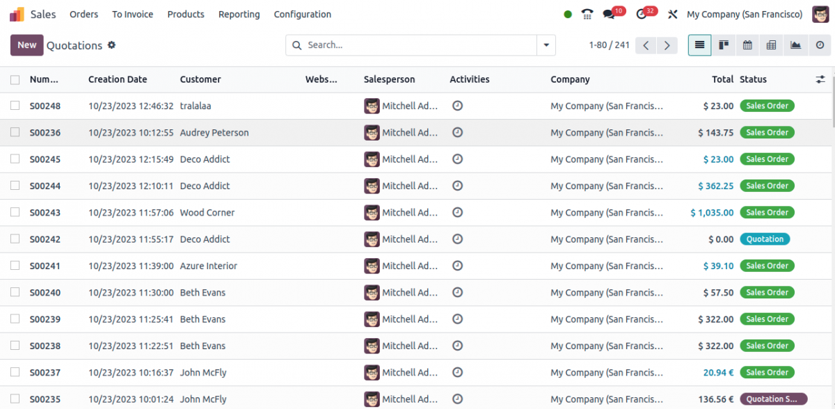 Odoo 17 UI