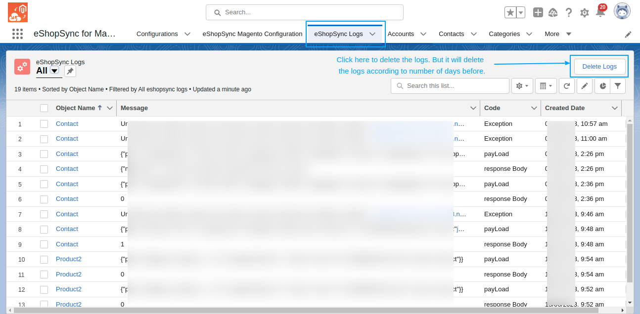 Logs-view-Magento-2-Salesforce-connector
