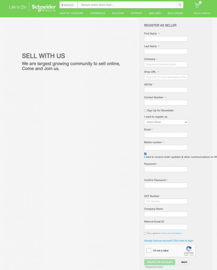 Marketplace-Landing-Page-schneider