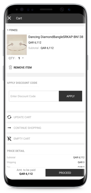 Qatar Jewellery Shopping App