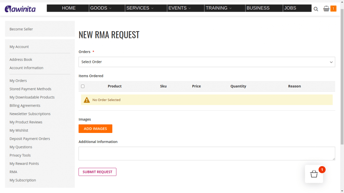 new-rma-request