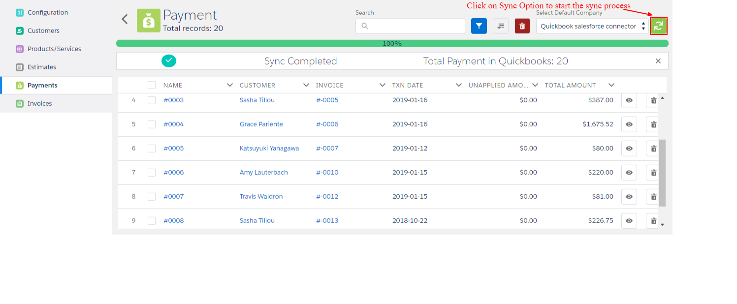 Payment settings