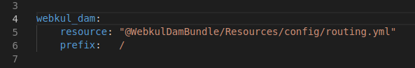 Routing.yml codes