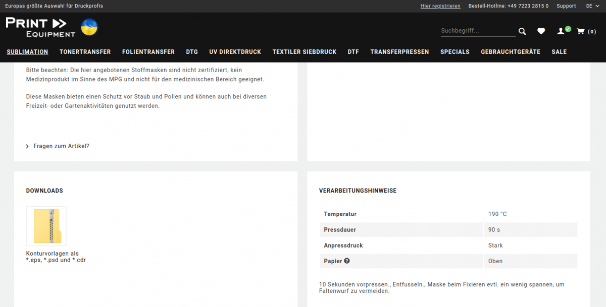 Print Equipment Webkul Shopware Akeneo Customization