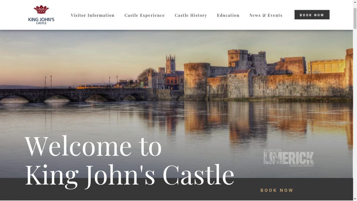 King John's Castle website