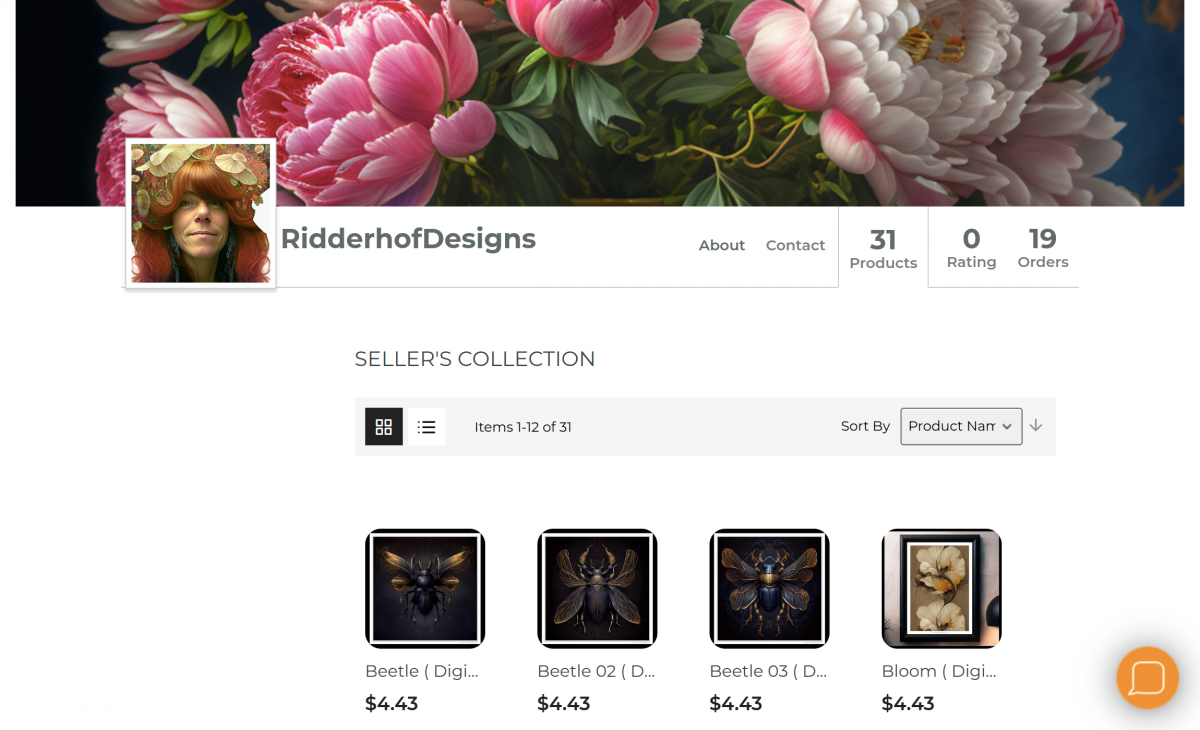 artisans online marketplace sellers page